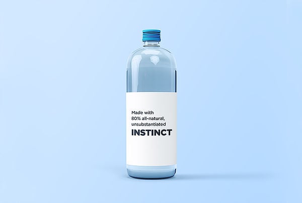 Glass Water Bottle Mockup LISTING